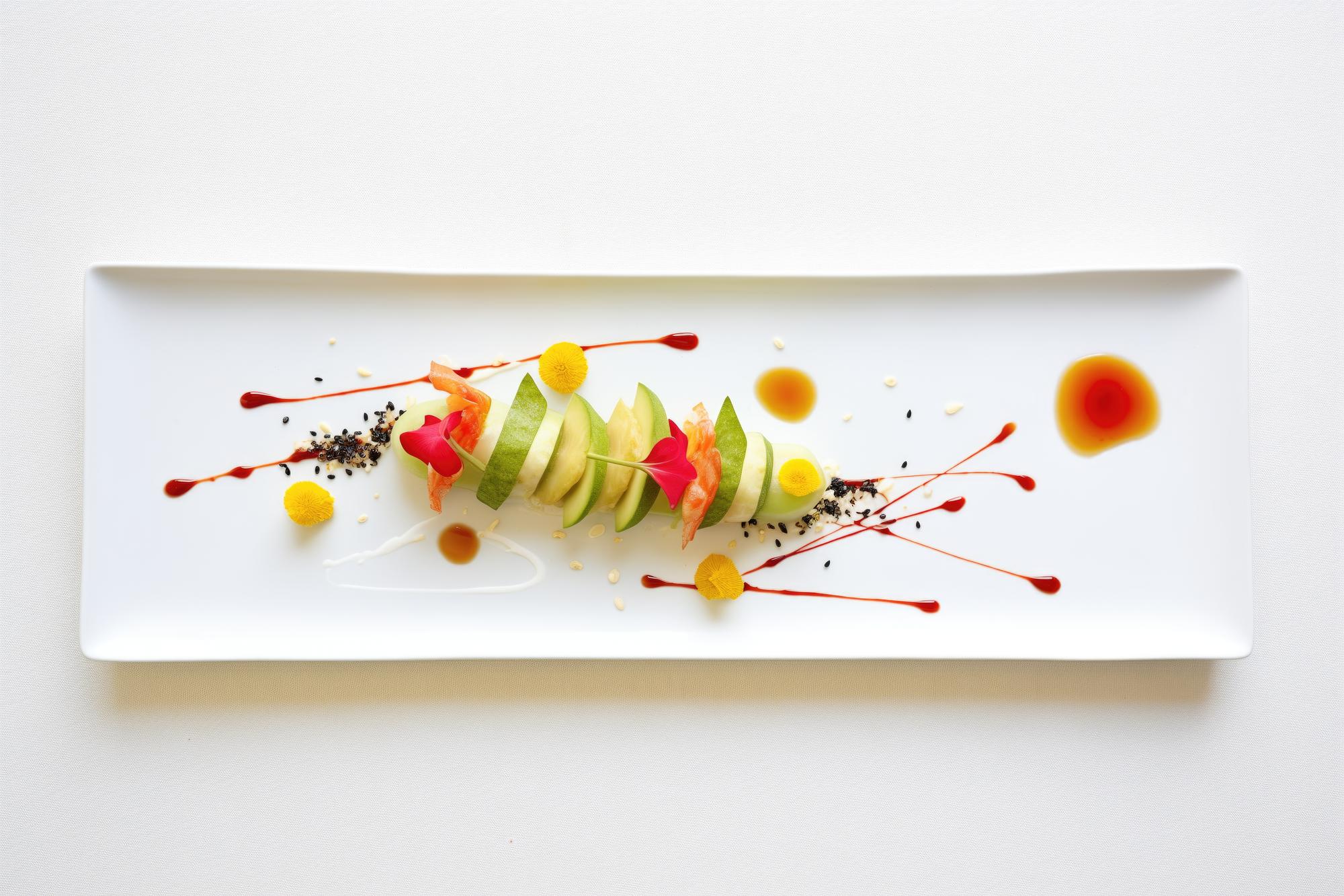 Sample plated menu from flagship workshop